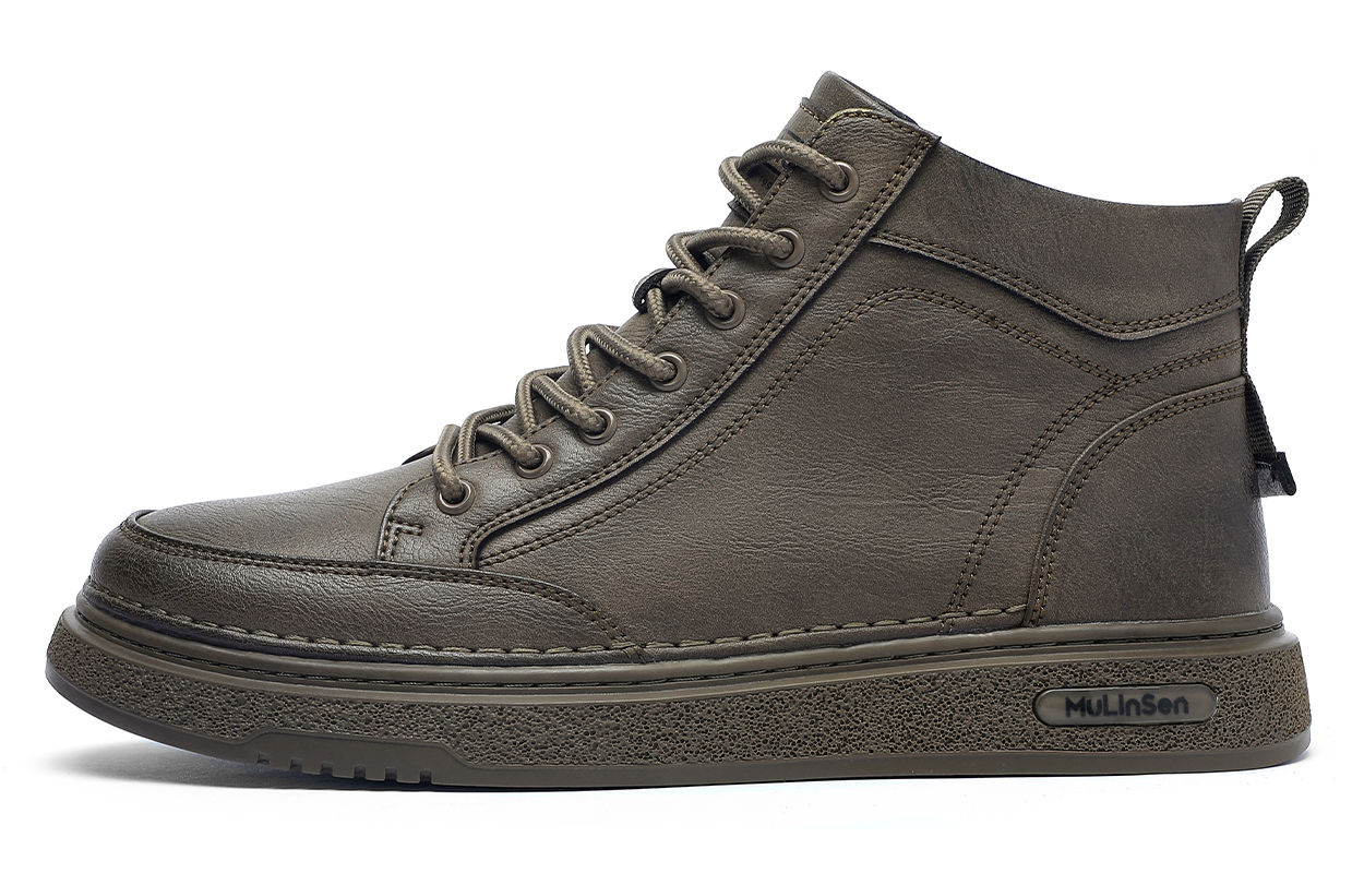 Теплые износостойкие высокие мужские кроссовки для скейтбординга, увеличивающие рост Mulinsen, Khaki (Fleece-Lined)
Теплые износостойкие высокие мужские кроссовки для скейтбординга, увеличивающие рост Mulinsen, Khaki (Fleece-Lined)