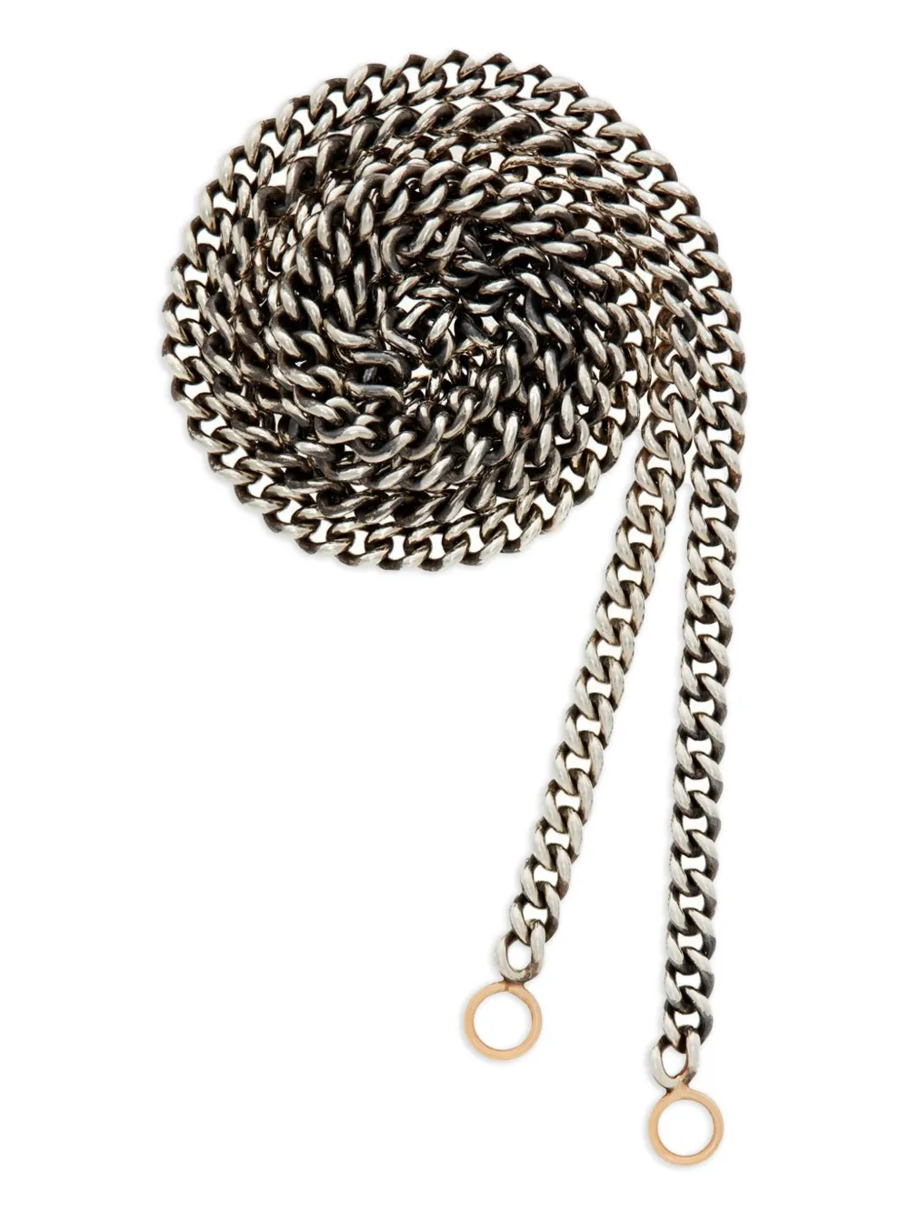 Браслет Heavy Curb Chain из желтого золота Marla Aaron, серебряный
Браслет Heavy Curb Chain из желтого золота Marla Aaron, серебряный