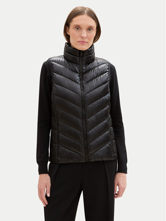 Облегающий жилет Tom Tailor, черный
Облегающий жилет Tom Tailor, черный