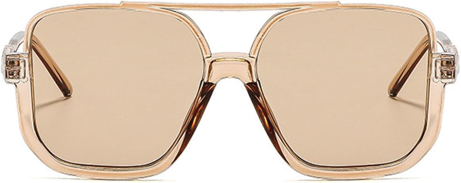 Солнцезащитные очки Willochra большого размера в стиле «пилот» для женщин и мужчин, винтажные квадратные солнцезащитные очки 90-х годов, женские очки с двойной перемычкой, черные, C5
Солнцезащитные очки Willochra большого размера в стиле «пилот» для женщин и мужчин, винтажные квадратные солнцезащитные очки 90-х годов, женские очки с двойной перемычкой, черные, C5