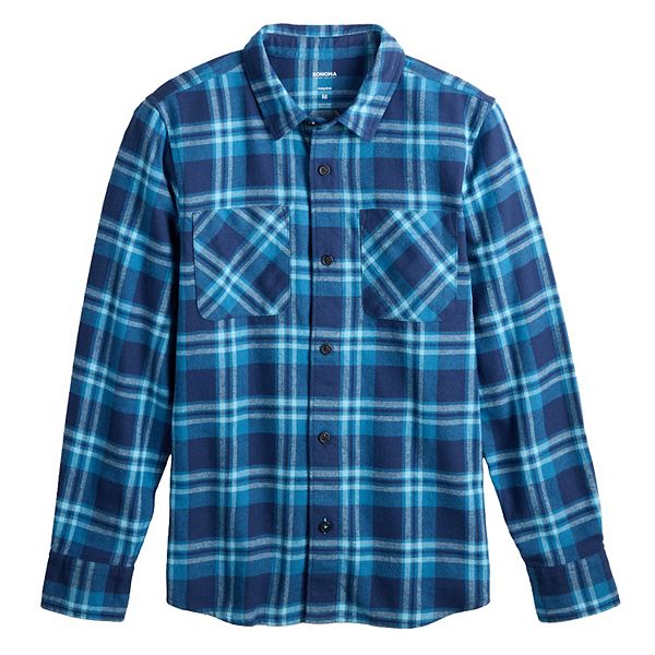 Адаптивная фланелевая рубашка на пуговицах для мальчиков 8-20 Sonoma Goods For Life, Asymmetric Plaid Navy
Адаптивная фланелевая рубашка на пуговицах для мальчиков 8-20 Sonoma Goods For Life, Asymmetric Plaid Navy