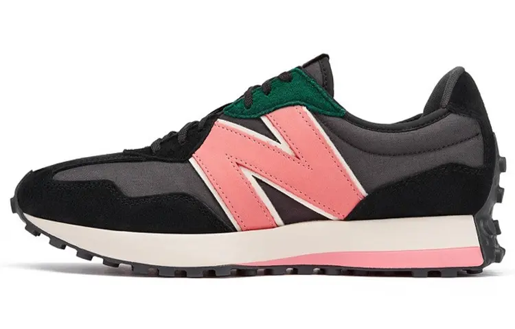 Кроссовки New Balance 327, черный/розовый 
Кроссовки New Balance 327, черный/розовый