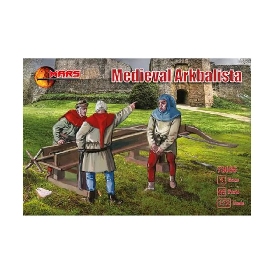 Средневековая Аркбалиста, Historical Miniatures (1:72) (Mars Figures)
Средневековая Аркбалиста, Historical Miniatures (1:72) (Mars Figures)