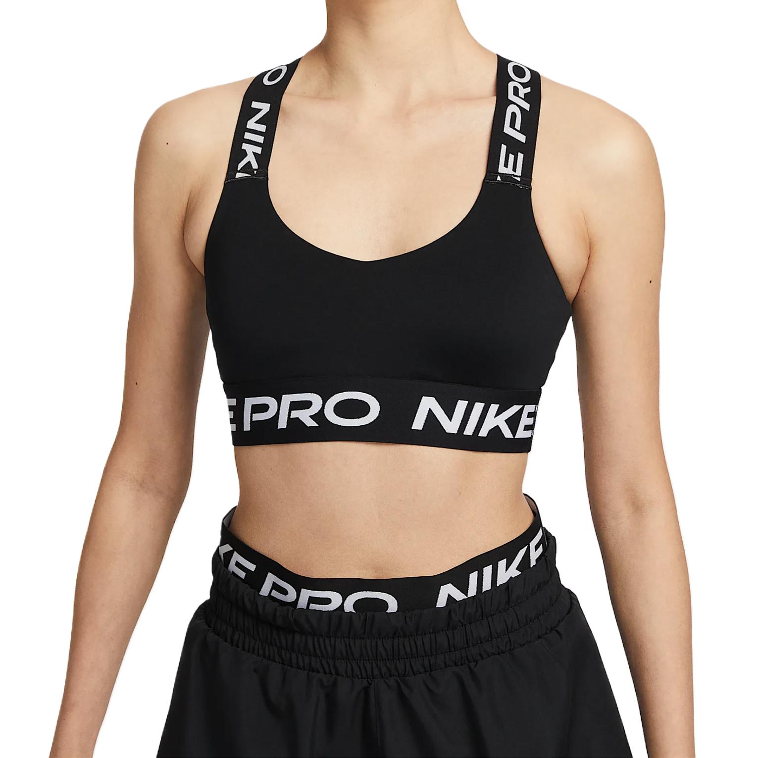 Женский спортивный бюстгальтер Light Support с мягкими чашками Nike, черно-белый
Женский спортивный бюстгальтер Light Support с мягкими чашками Nike, черно-белый