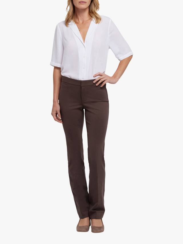 Узкие брюки из понте-джерси NYDJ, Coffee Bean
Узкие брюки из понте-джерси NYDJ, Coffee Bean