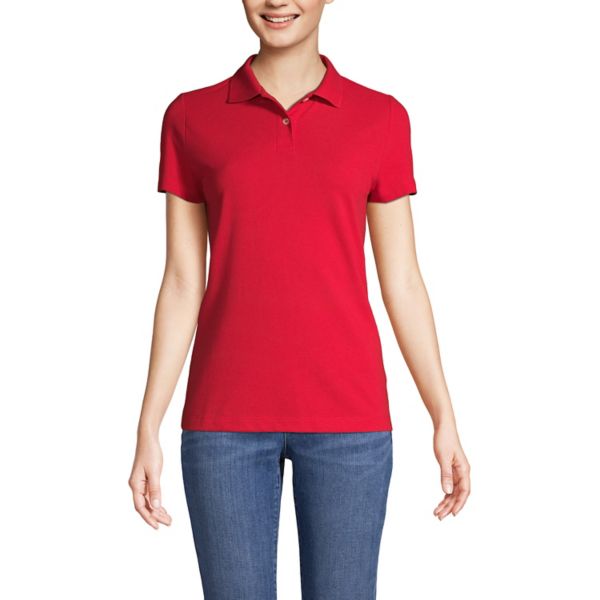 Женская базовая рубашка-поло с коротким рукавом из сетки Lands' End, цвет rich red
Женская базовая рубашка-поло с коротким рукавом из сетки Lands' End, цвет rich red