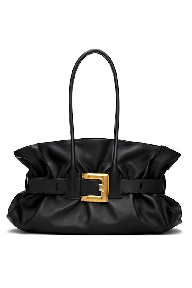 Большая сумка-тоут Anthem из телячьей кожи Balmain, черный
Большая сумка-тоут Anthem из телячьей кожи Balmain, черный