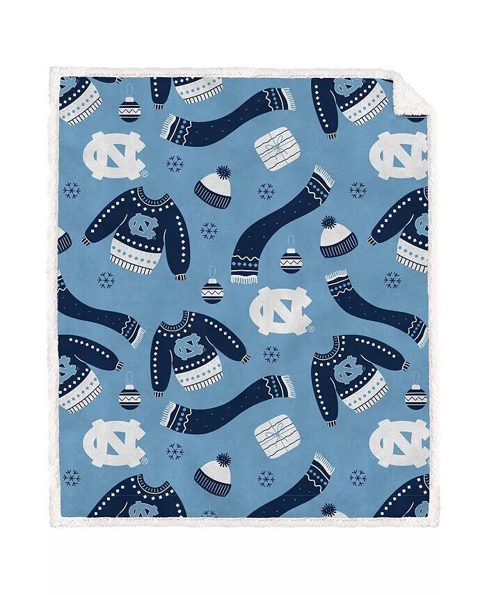 Pegasus North Carolina Tar Heels 60 x 70 дюймов уродливый свитер, фланелевое флисовое одеяло из шерпа Pegasus Home Fashions, синий
Pegasus North Carolina Tar Heels 60 x 70 дюймов уродливый свитер, фланелевое флисовое одеяло из шерпа Pegasus Home Fashions, синий