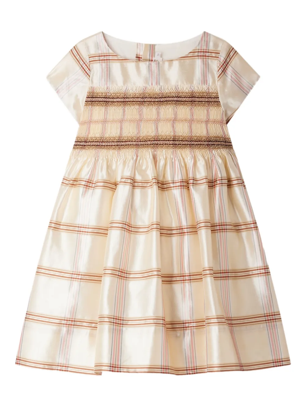 Клетчатое платье со сборками Bonpoint, нейтральный
Клетчатое платье со сборками Bonpoint, нейтральный