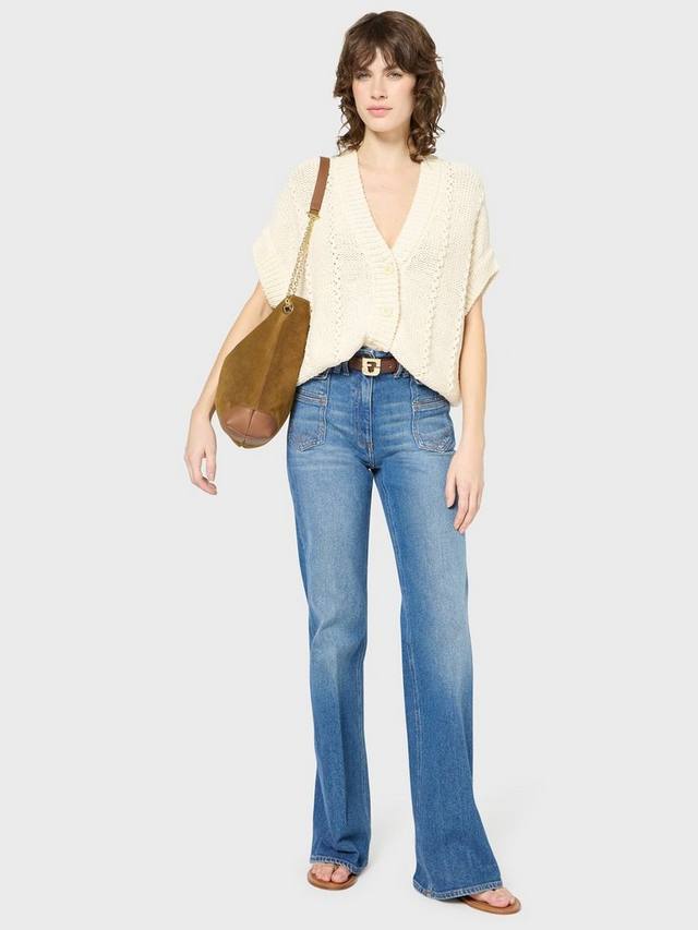 Кардиган без рукавов путешествие Gerard Darel, кремовый
Кардиган без рукавов путешествие Gerard Darel, кремовый