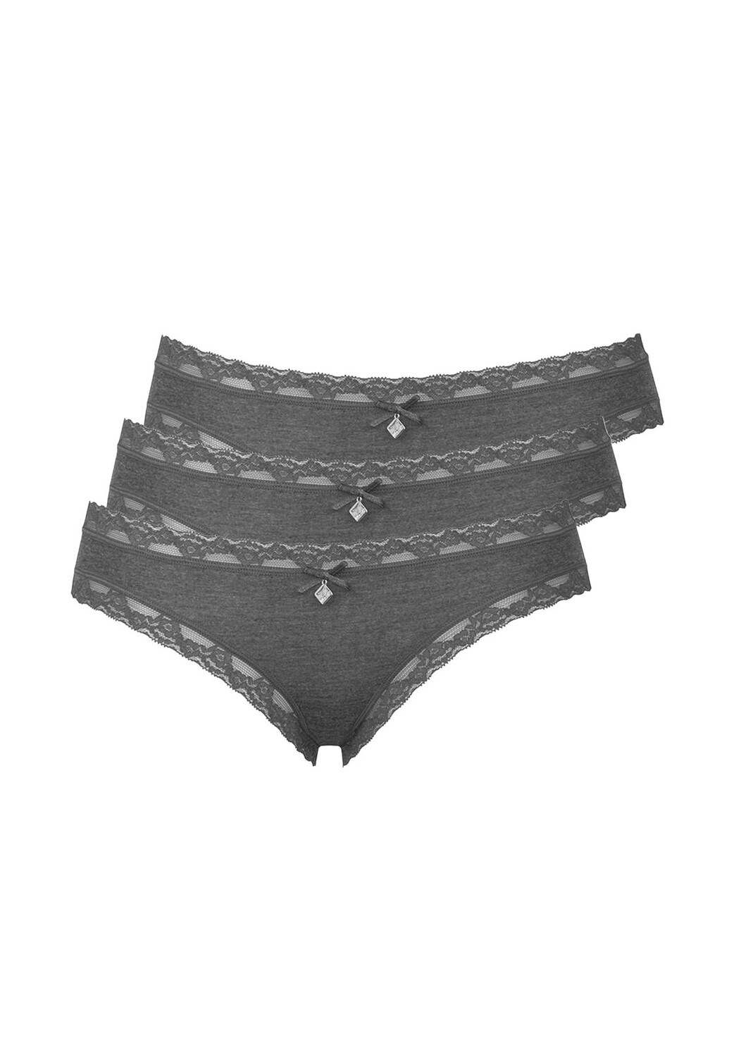 Мини-брифы (3 пары трусов Kim) Nina von C., темно-серый
Мини-брифы (3 пары трусов Kim) Nina von C., темно-серый