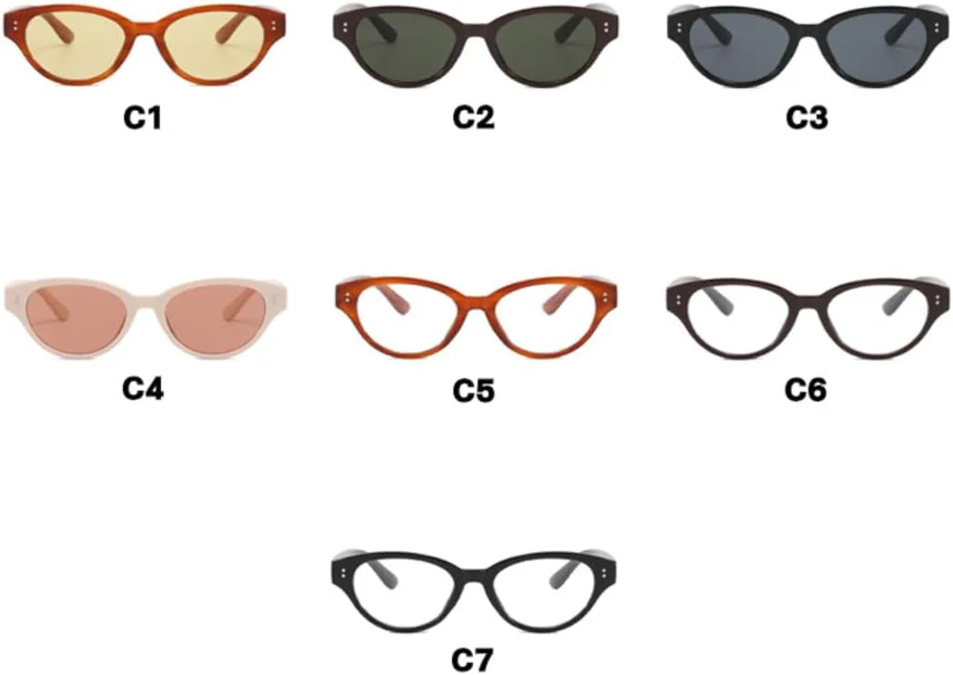 Солнцезащитные очки с защитой UV400 | «Кошачий глаз», маленькая оправа | для женщин и мужчин, для занятий спортом на открытом воздухе и вождения DSVIGF, Orange Yellow
Солнцезащитные очки с защитой UV400 | «Кошачий глаз», маленькая оправа | для женщин и мужчин, для занятий спортом на открытом воздухе и вождения DSVIGF, Orange Yellow