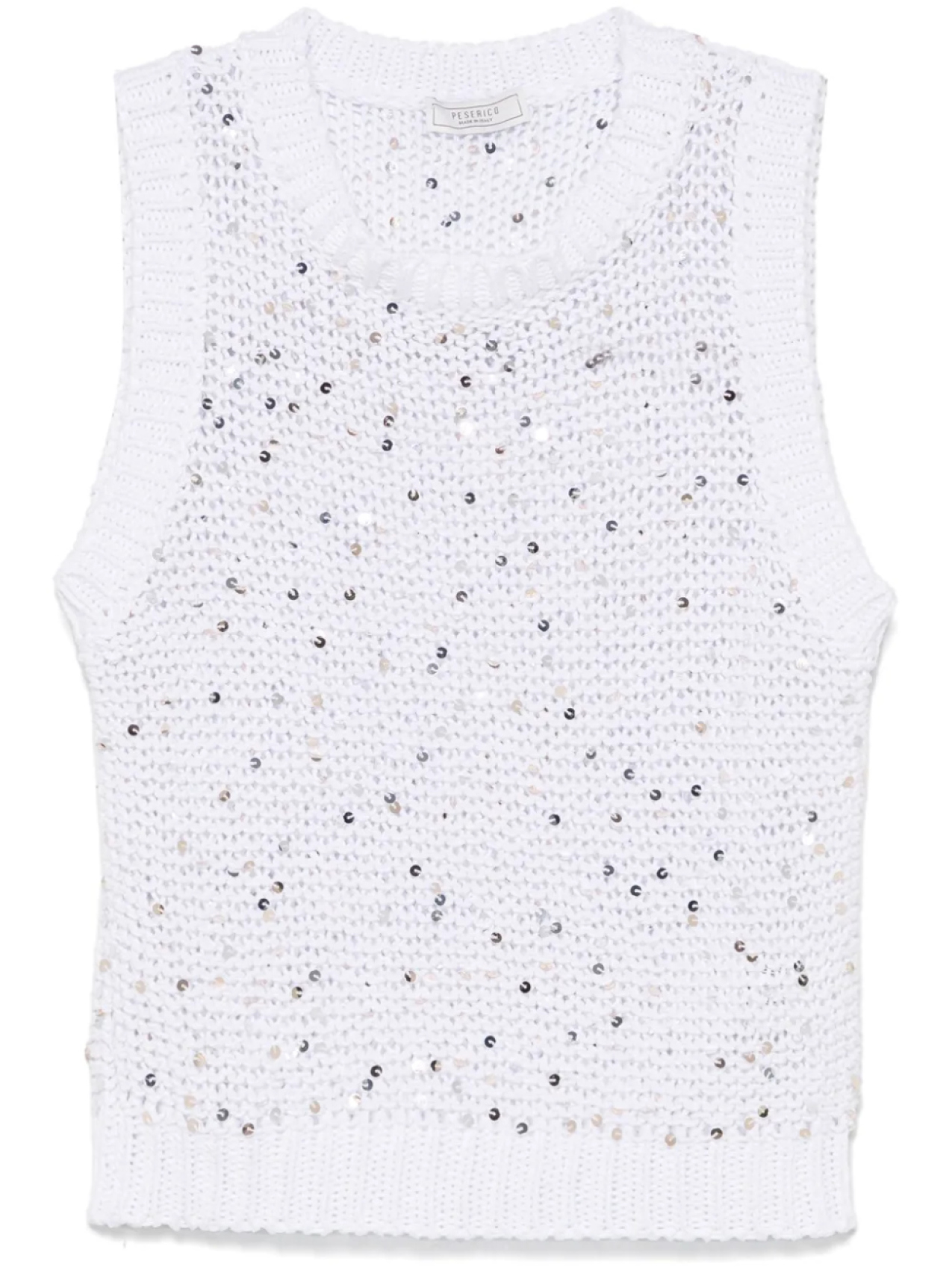Топ с пайетками Peserico, белый
Топ с пайетками Peserico, белый