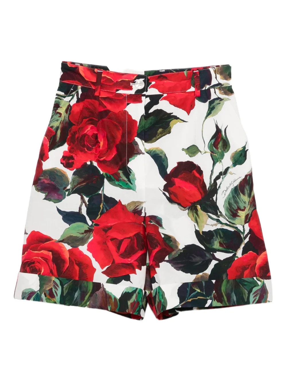 Шорты с принтом роз DOLCE & GABBANA, белый
Шорты с принтом роз DOLCE & GABBANA, белый