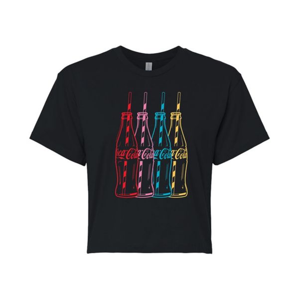 Укороченная футболка с изображением бутылок кока-колы от Juniors Licensed Character, черный
Укороченная футболка с изображением бутылок кока-колы от Juniors Licensed Character, черный
