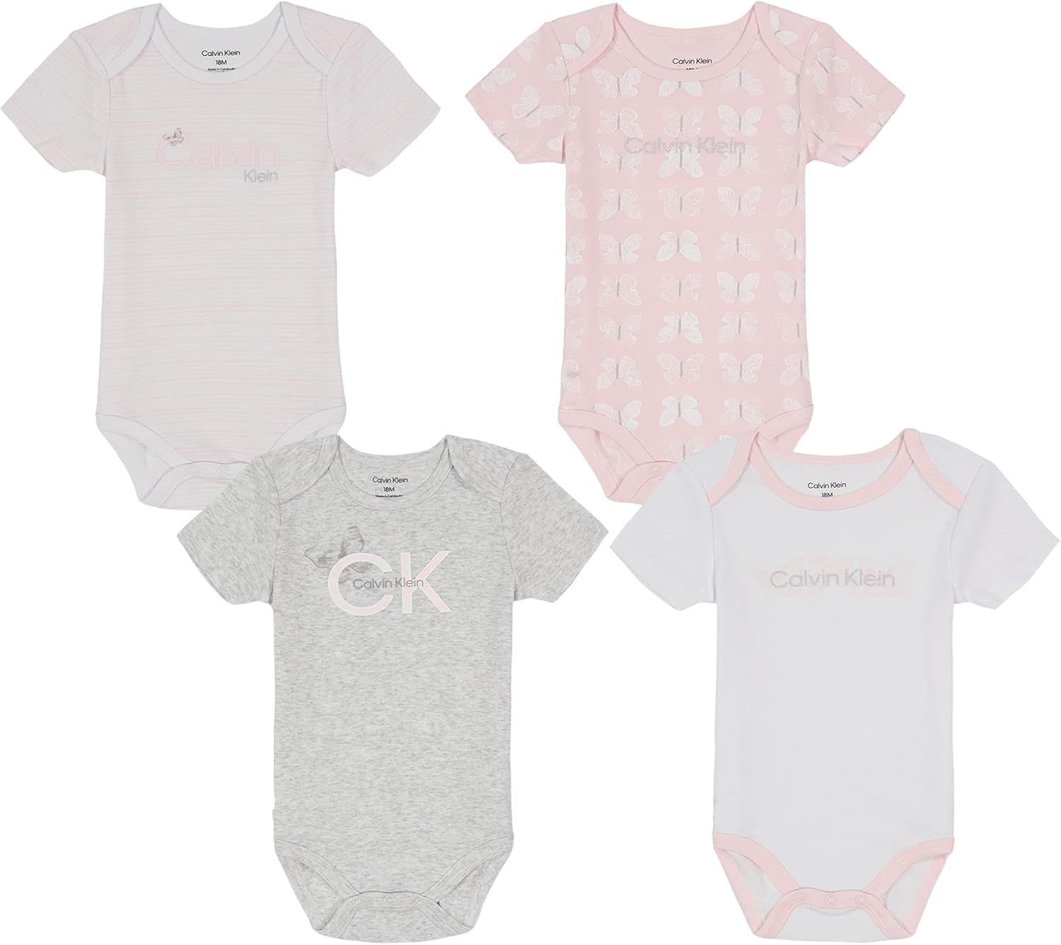 Комплект боди Calvin Klein для мальчиков, 4 предмета, Bright White/Pale Lilac/Lt Grey
Комплект боди Calvin Klein для мальчиков, 4 предмета, Bright White/Pale Lilac/Lt Grey