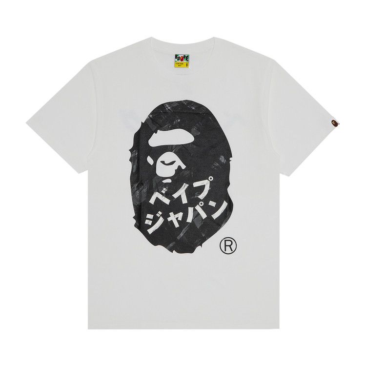 Футболка BAPE Ape Head Ink Painting Tee, White
Футболка BAPE Ape Head Ink Painting Tee, White