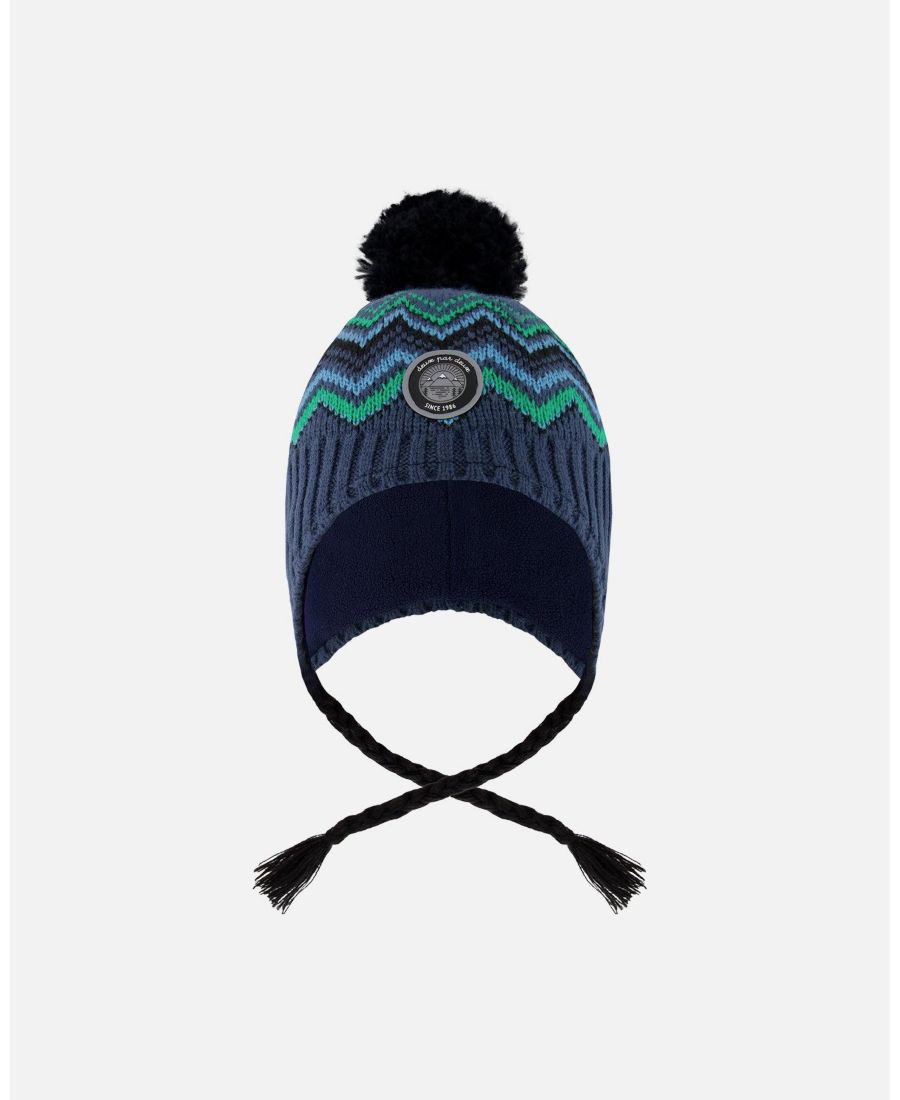 Вязаная перуанская шапочка с помпоном для мальчика, сине-зеленая - для малышей/детей Deux par Deux, Green and blue
Вязаная перуанская шапочка с помпоном для мальчика, сине-зеленая - для малышей/детей Deux par Deux, Green and blue