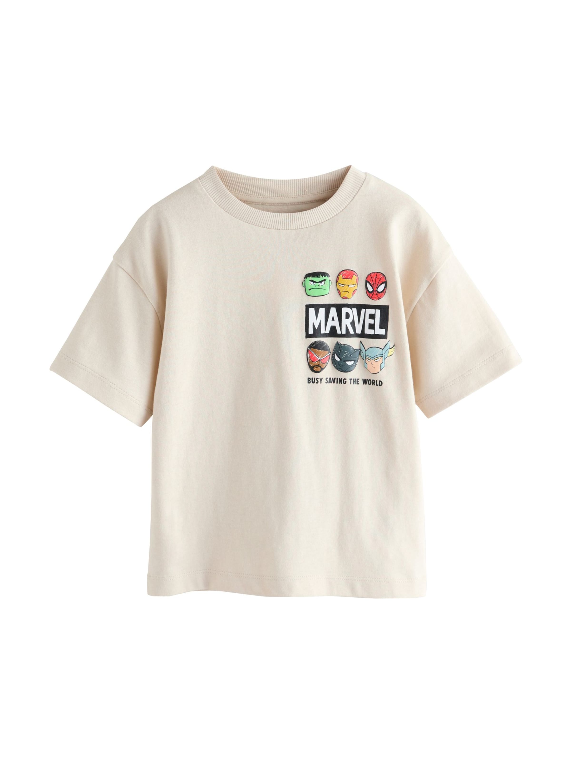 Next Футболка 'Marvel' в бежевом цвете
Next Футболка 'Marvel' в бежевом цвете