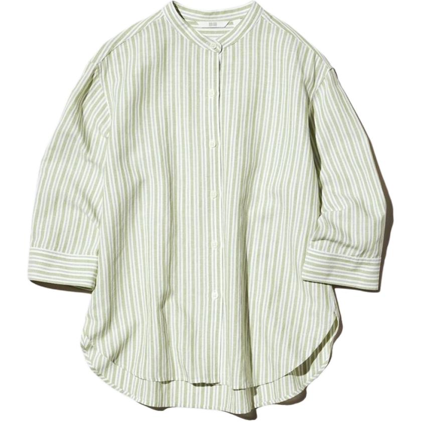 UNIQLO Рубашка Women's Emerald Green Stand Collar
UNIQLO Рубашка Women's Emerald Green Stand Collar