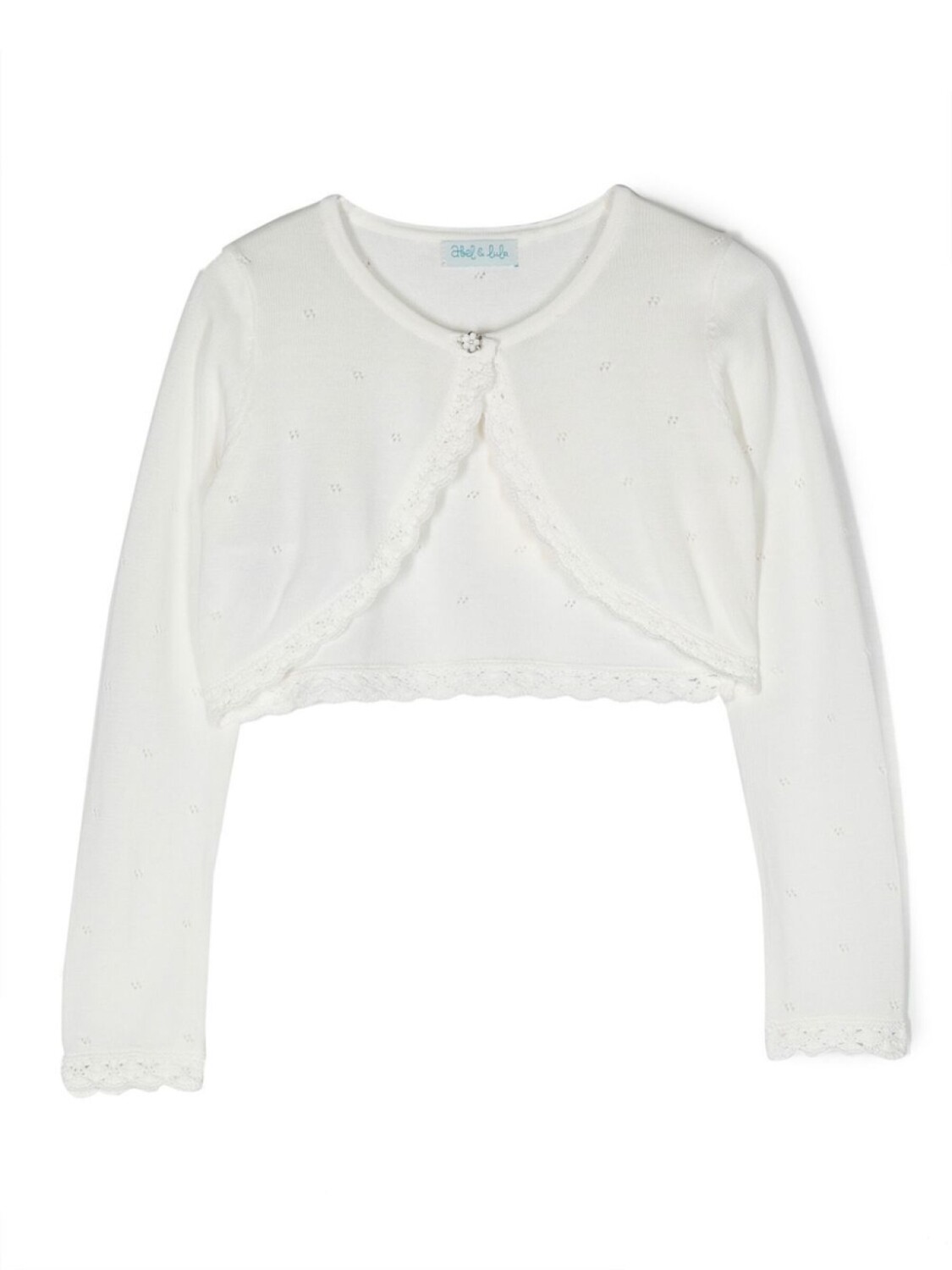 Кардиган с кружевной отделкой Abel & Lula, белый
Кардиган с кружевной отделкой Abel & Lula, белый