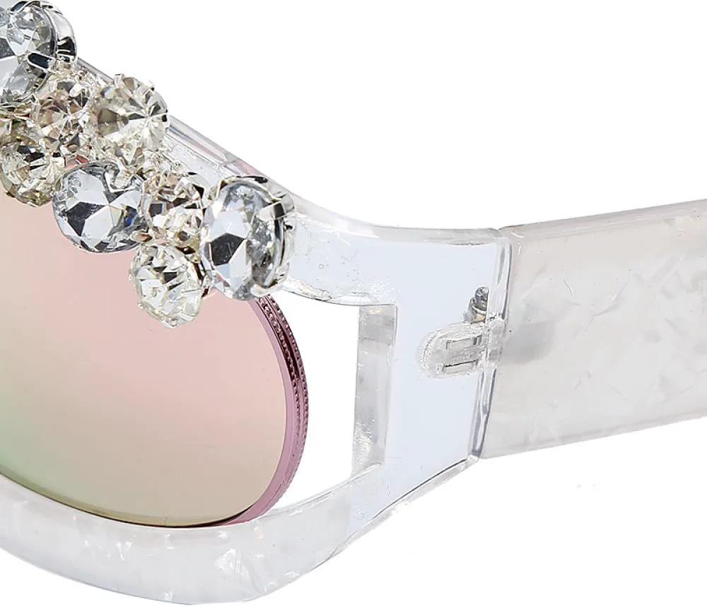 Винтажные солнцезащитные очки с бриллиантами для женщин, зеркальные солнцезащитные очки со стразами для мужчин, очки One Piece, очки UV400 LANGSER, 1mirror Pink
Винтажные солнцезащитные очки с бриллиантами для женщин, зеркальные солнцезащитные очки со стразами для мужчин, очки One Piece, очки UV400 LANGSER, 1mirror Pink