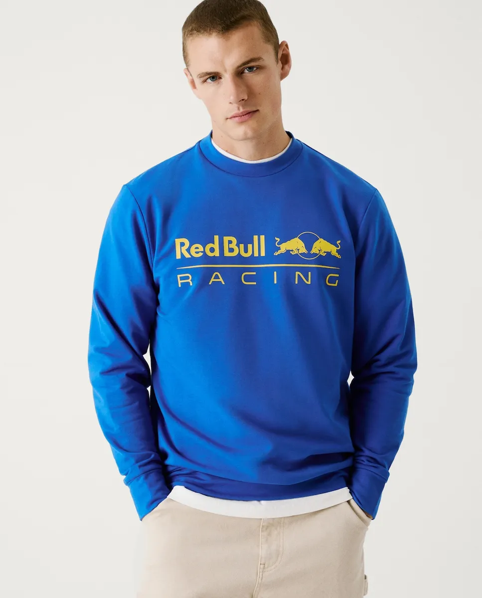 Мужская толстовка с круглым вырезом и логотипом Pepe Jeans, синий 
Мужская толстовка с круглым вырезом и логотипом Pepe Jeans, синий