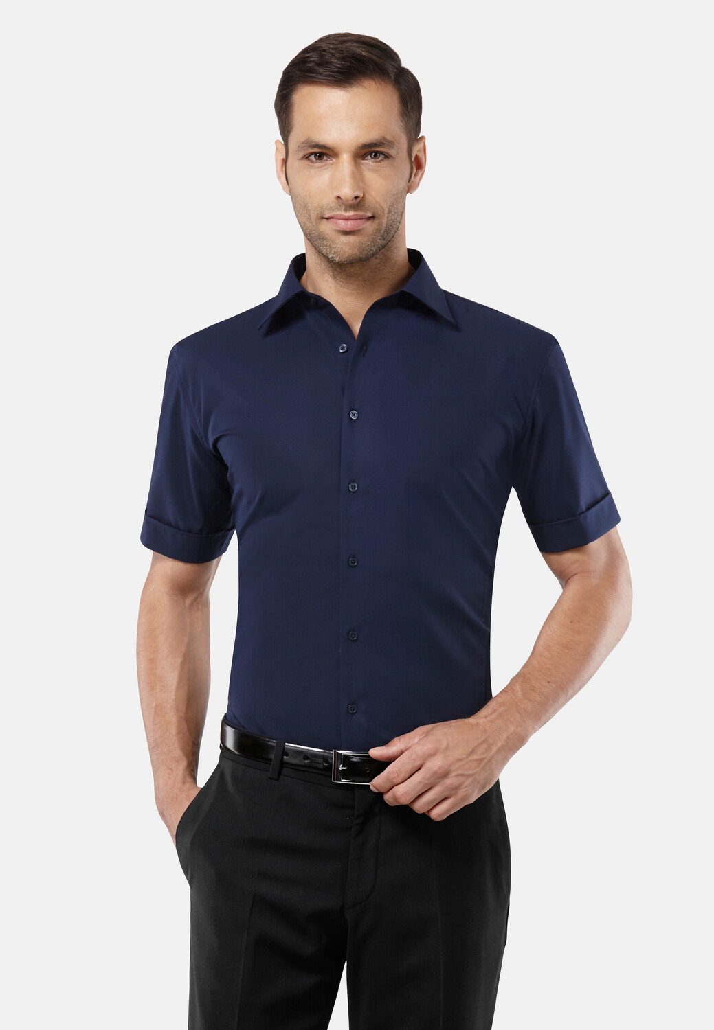 Рубашка Vincenzo Boretti tailliert, темно синий
Рубашка Vincenzo Boretti tailliert, темно синий