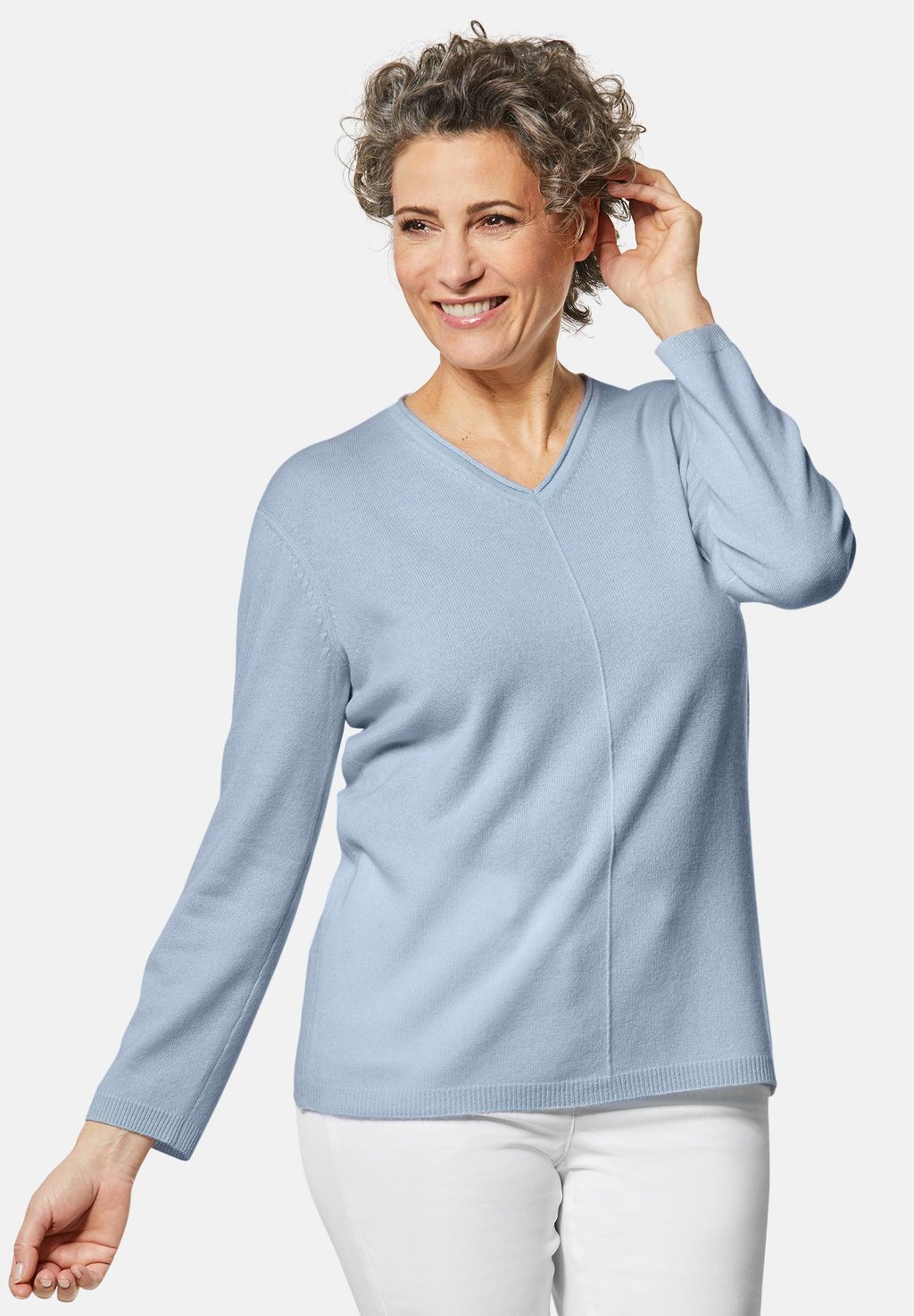 Джемпер MIT V-AUSSCHNITT GOLDNER, светло-голубой
Джемпер MIT V-AUSSCHNITT GOLDNER, светло-голубой