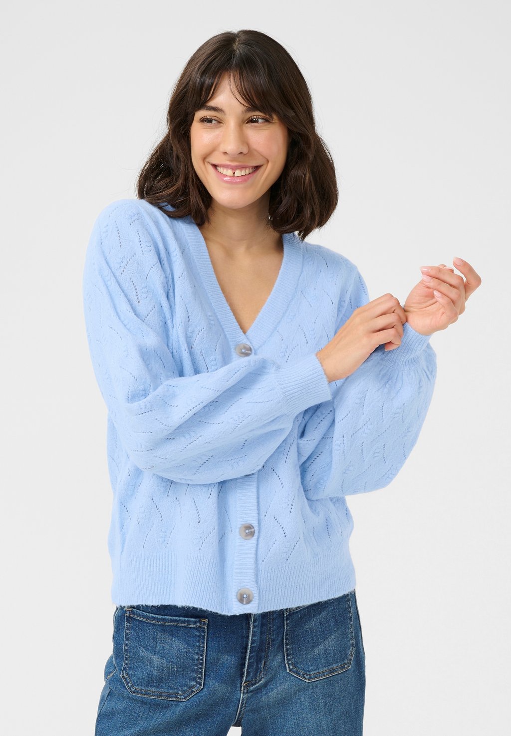 Кардиган KARITA Kaffe, светло-голубой
Кардиган KARITA Kaffe, светло-голубой