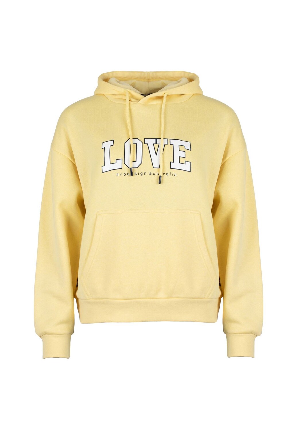 Женская толстовка Love Cosy с капюшоном и кулиской, принтом спереди, из толстовочной ткани с начесом внутри ROADSIGN australia, желтый
Женская толстовка Love Cosy с капюшоном и кулиской, принтом спереди, из толстовочной ткани с начесом внутри ROADSIGN australia, желтый