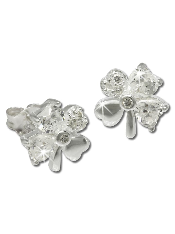 SilberDream Серьги-гвоздики в виде клевера из серебра 925 пробы
SilberDream Серьги-гвоздики в виде клевера из серебра 925 пробы