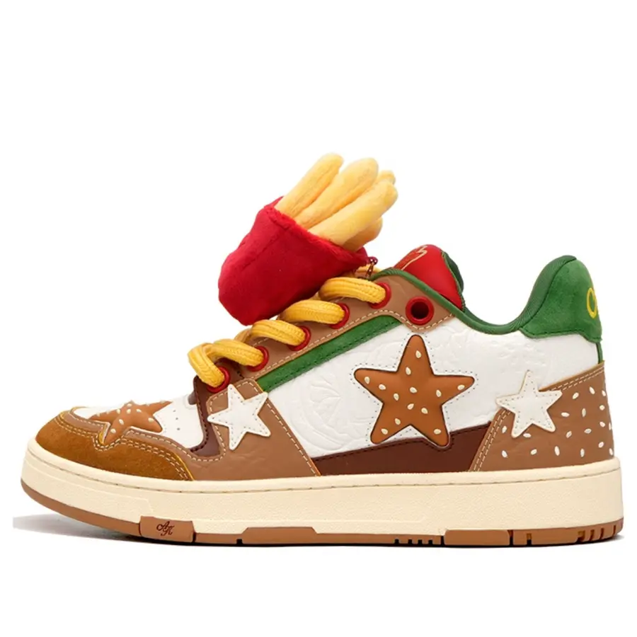 Кроссовки KAALIXTO Skateboarding Low 'Burger Club', коричневый
Кроссовки KAALIXTO Skateboarding Low 'Burger Club', коричневый