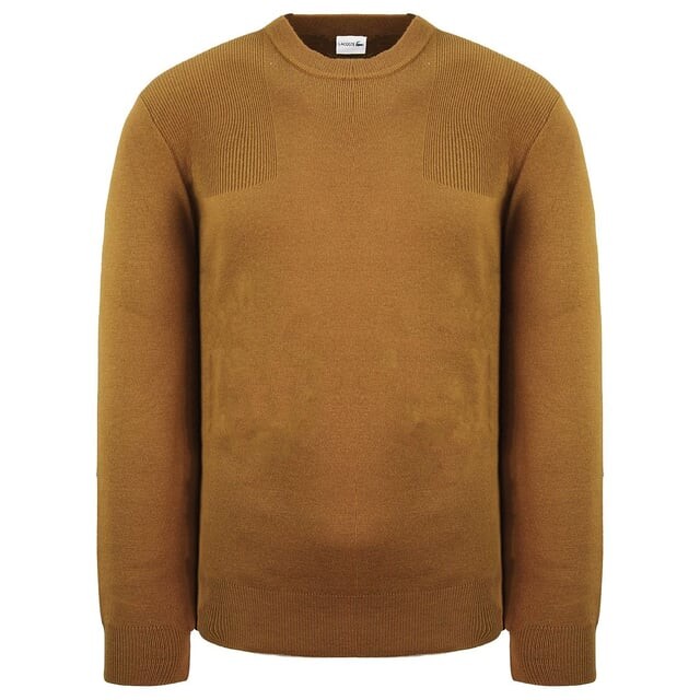 Однотонный мужской свитер Lacoste, коричневый
Однотонный мужской свитер Lacoste, коричневый