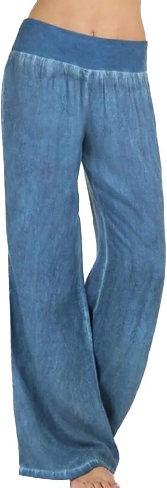 Женские легкие джинсы с высокой талией и прямыми штанинами
Женские легкие джинсы с высокой талией и прямыми штанинами