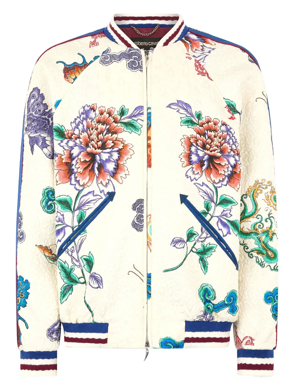 Стеганый бомбер Roberto Cavalli, белый
Стеганый бомбер Roberto Cavalli, белый