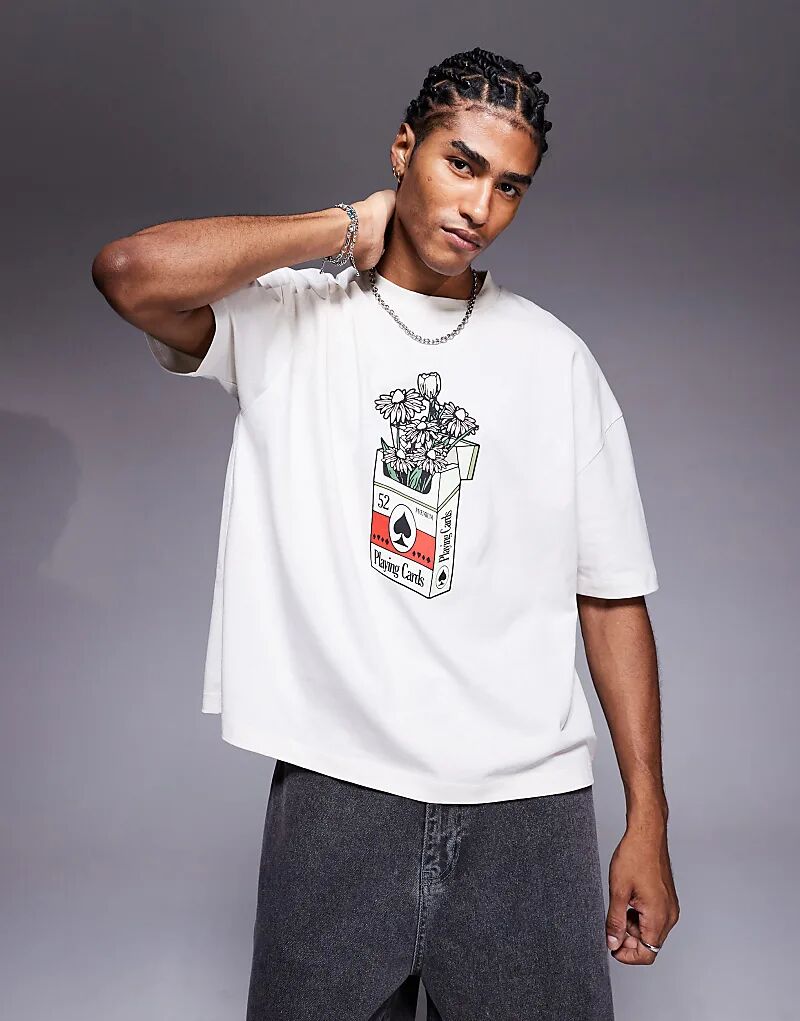 Футболка свободного кроя ASOS DESIGN свободного кроя с цветочным принтом в цвете «кремовый»
Футболка свободного кроя ASOS DESIGN свободного кроя с цветочным принтом в цвете «кремовый»