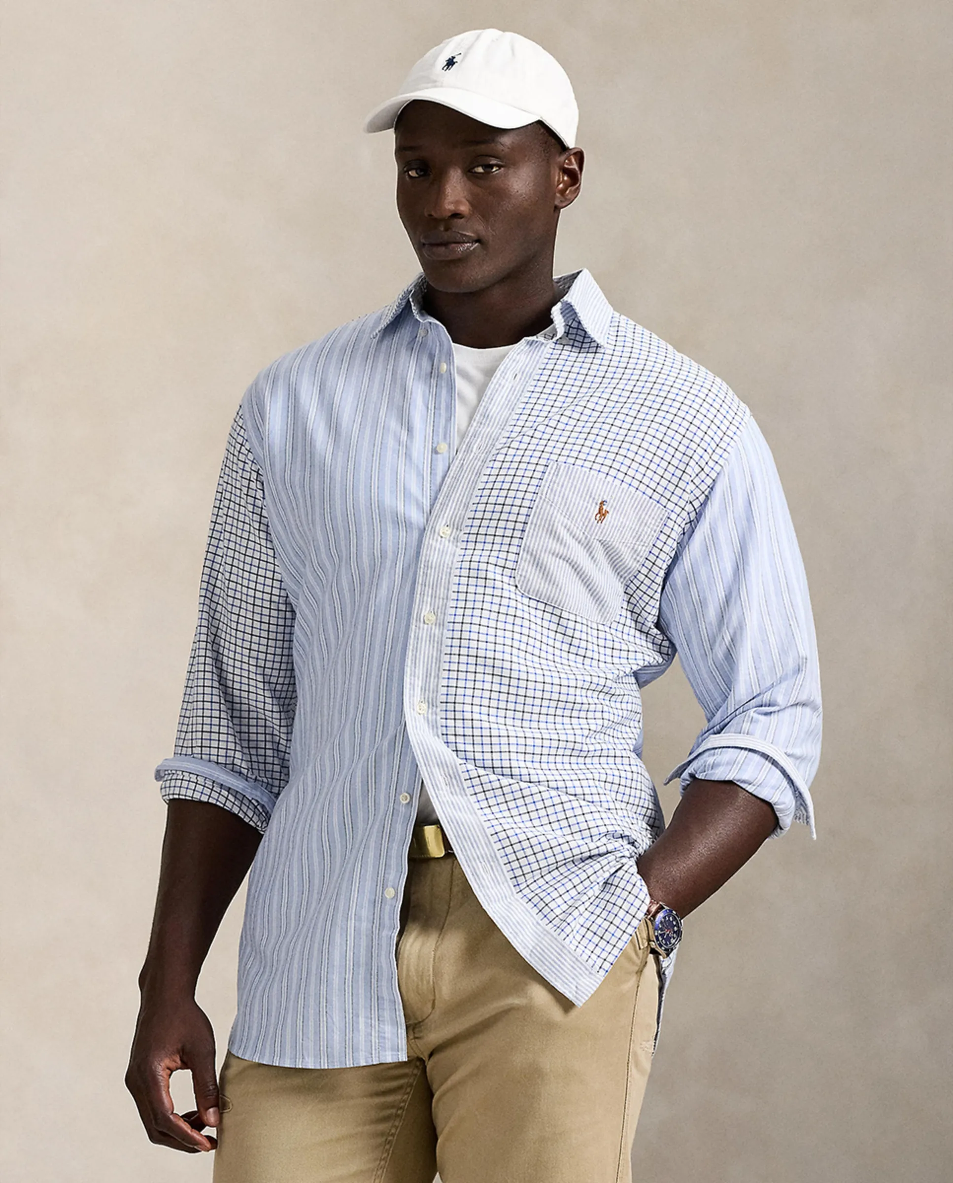 Классическая оксфордская рубашка для мужчин из хлопка больших размеров Polo Ralph Lauren, синий
Классическая оксфордская рубашка для мужчин из хлопка больших размеров Polo Ralph Lauren, синий