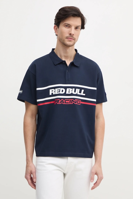 Хлопковая футболка MOTO PANEL POLO Red Bull Racing X Pepe Jeans, темно-синий 
Хлопковая футболка MOTO PANEL POLO Red Bull Racing X Pepe Jeans, темно-синий