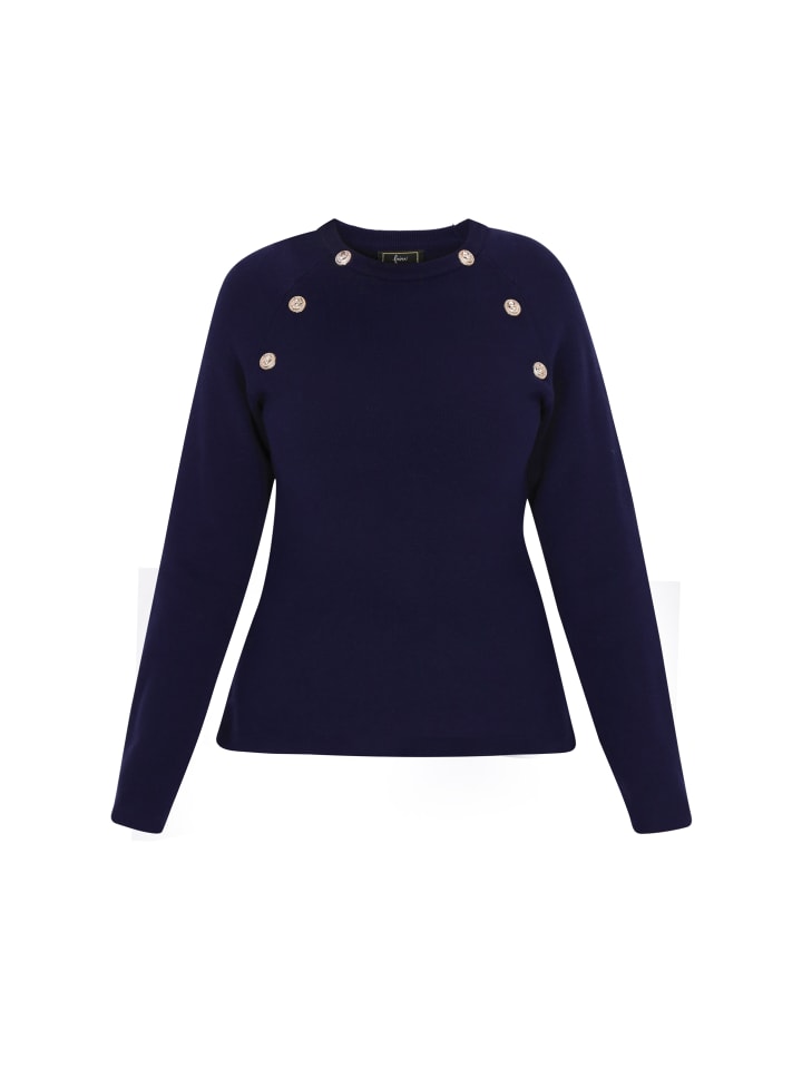 Женский свитер темно-синего цвета faina
Женский свитер темно-синего цвета faina