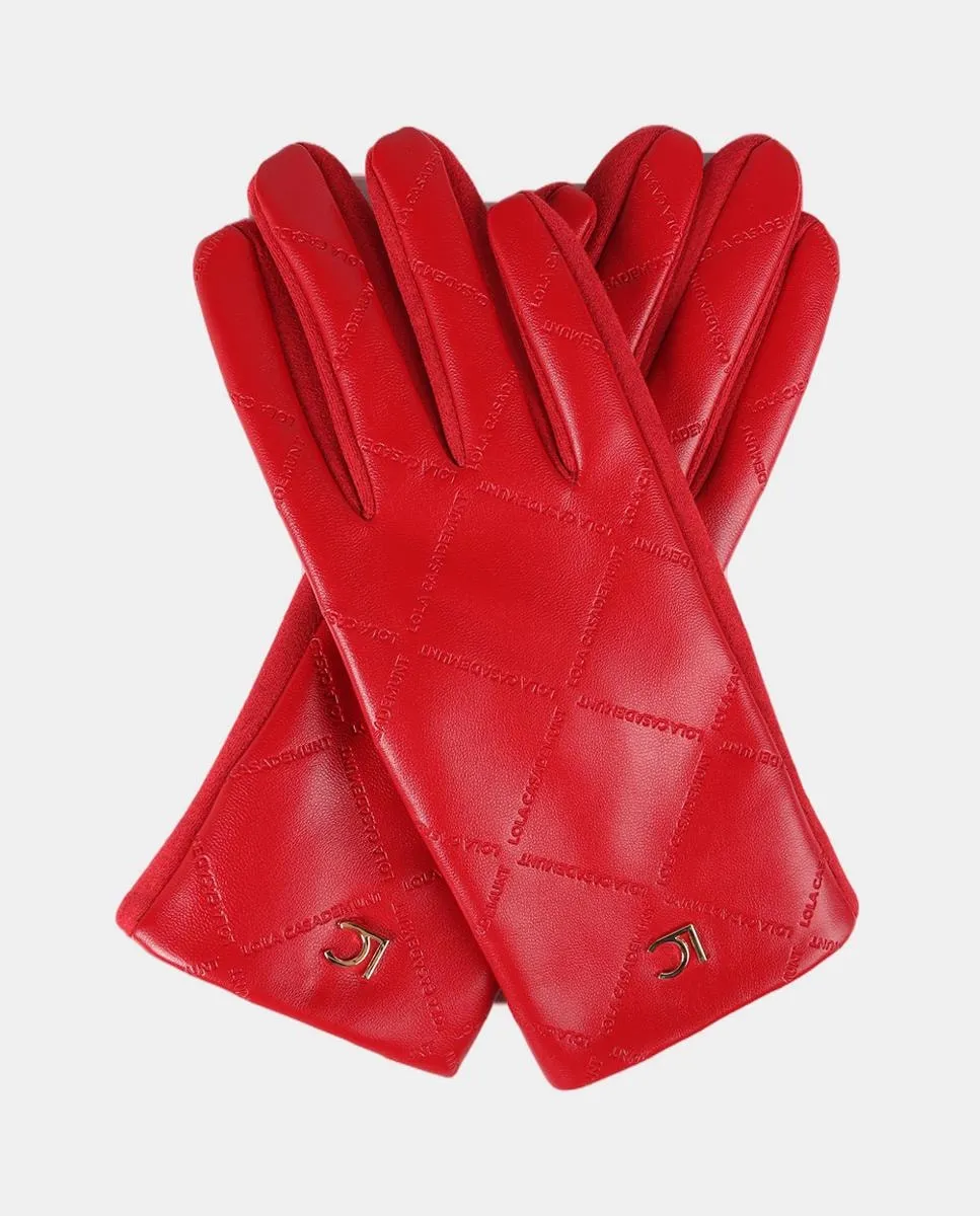 перчатки с перекрещенным логотипом в клетку ЧЕРные U Lola Casademunt
перчатки с перекрещенным логотипом в клетку ЧЕРные U Lola Casademunt