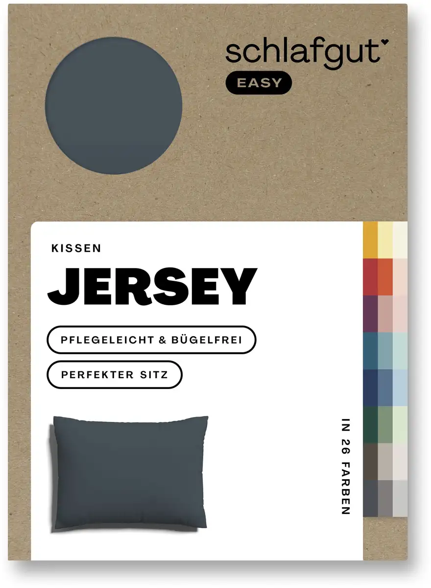 Наволочка Schlafgut "EASY Jersey", (1 шт.), наволочка на молнии, мягкая и впитывающая, наволочка 70х90 см, серый
Наволочка Schlafgut "EASY Jersey", (1 шт.), наволочка на молнии, мягкая и впитывающая, наволочка 70х90 см, серый