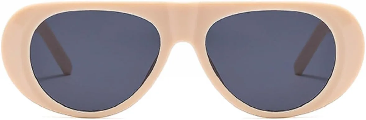 Солнцезащитные очки Melrose Fashion в большой оправе в стиле ретро, мужские, с защитой от УФ-излучения, овальные, женские, минималистичный стиль, очки-пилот Y07, C3
Солнцезащитные очки Melrose Fashion в большой оправе в стиле ретро, мужские, с защитой от УФ-излучения, овальные, женские, минималистичный стиль, очки-пилот Y07, C3