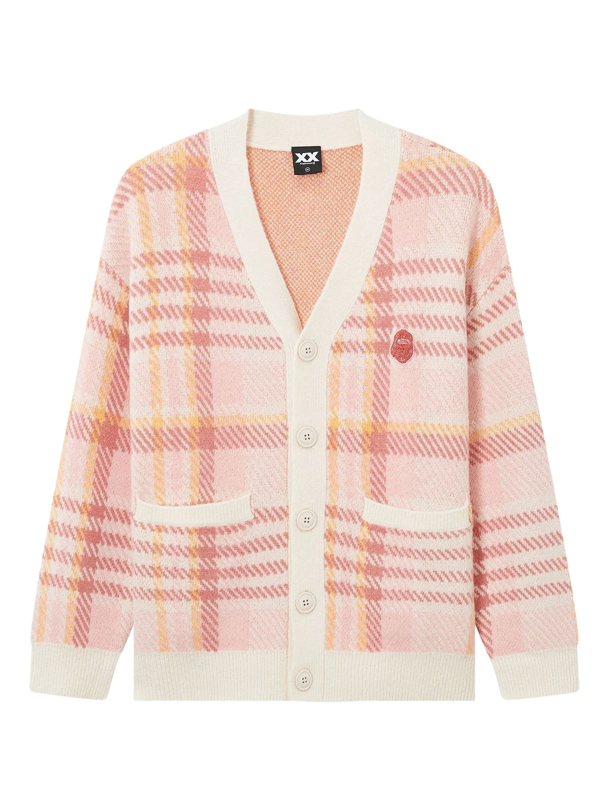 Клетчатый кардиган на пуговицах Fingercroxx, розовый
Клетчатый кардиган на пуговицах Fingercroxx, розовый