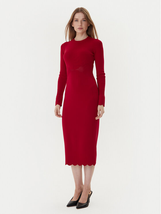 Вязаное платье slim fit 252TP3040 Twinset, красный
Вязаное платье slim fit 252TP3040 Twinset, красный
