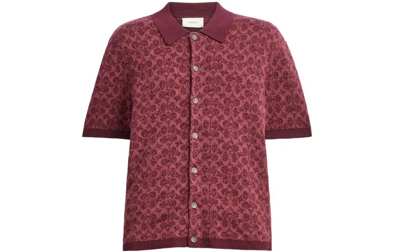 SS23 Футболка поло мужская тёмно-красная COACH
SS23 Футболка поло мужская тёмно-красная COACH