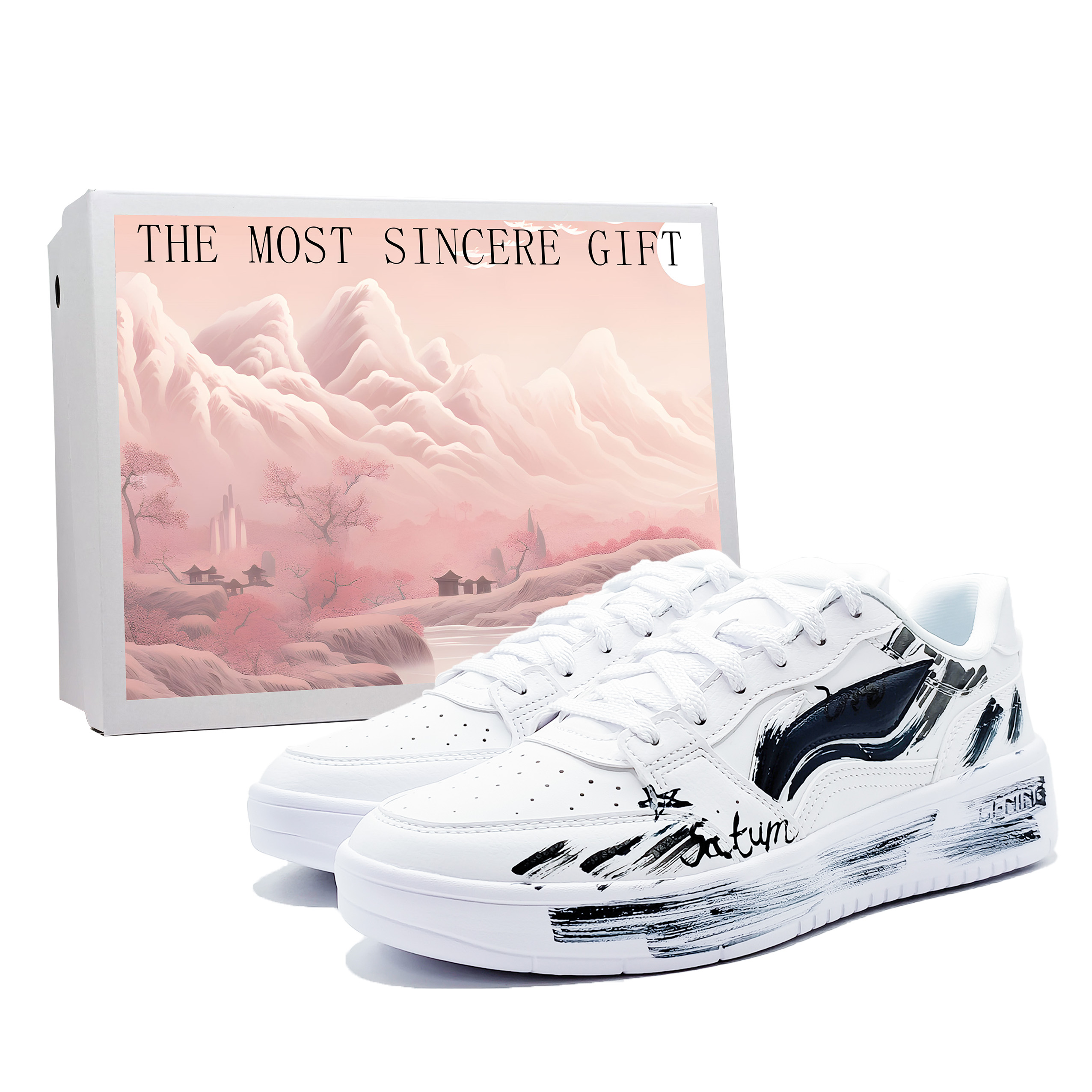 LINING Кроссовки для скейтбординга Acer Truncatum с противоскользящей амортизацией и износостойкостью, низкие, мужские, белые, черные
LINING Кроссовки для скейтбординга Acer Truncatum с противоскользящей амортизацией и износостойкостью, низкие, мужские, белые, черные