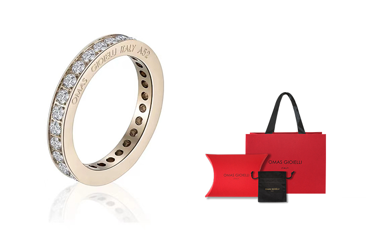 Кольцо из нержавеющей стали с бриллиантами унисекс champagne OMAS GIOIELLI
Кольцо из нержавеющей стали с бриллиантами унисекс champagne OMAS GIOIELLI