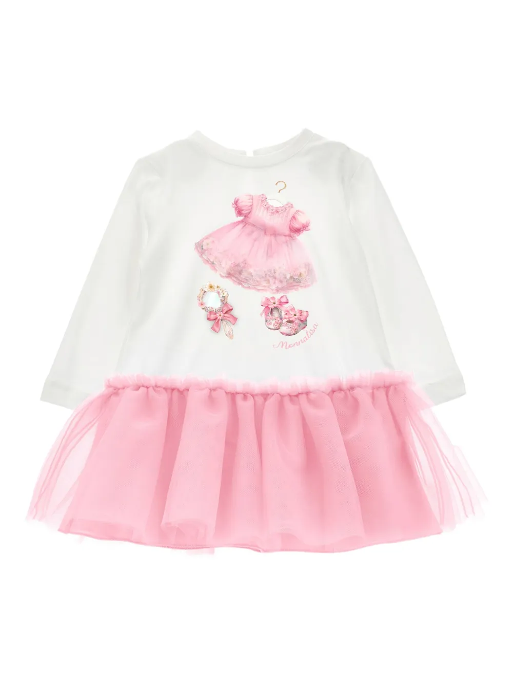 Платье из тюля Monnalisa, белый
Платье из тюля Monnalisa, белый