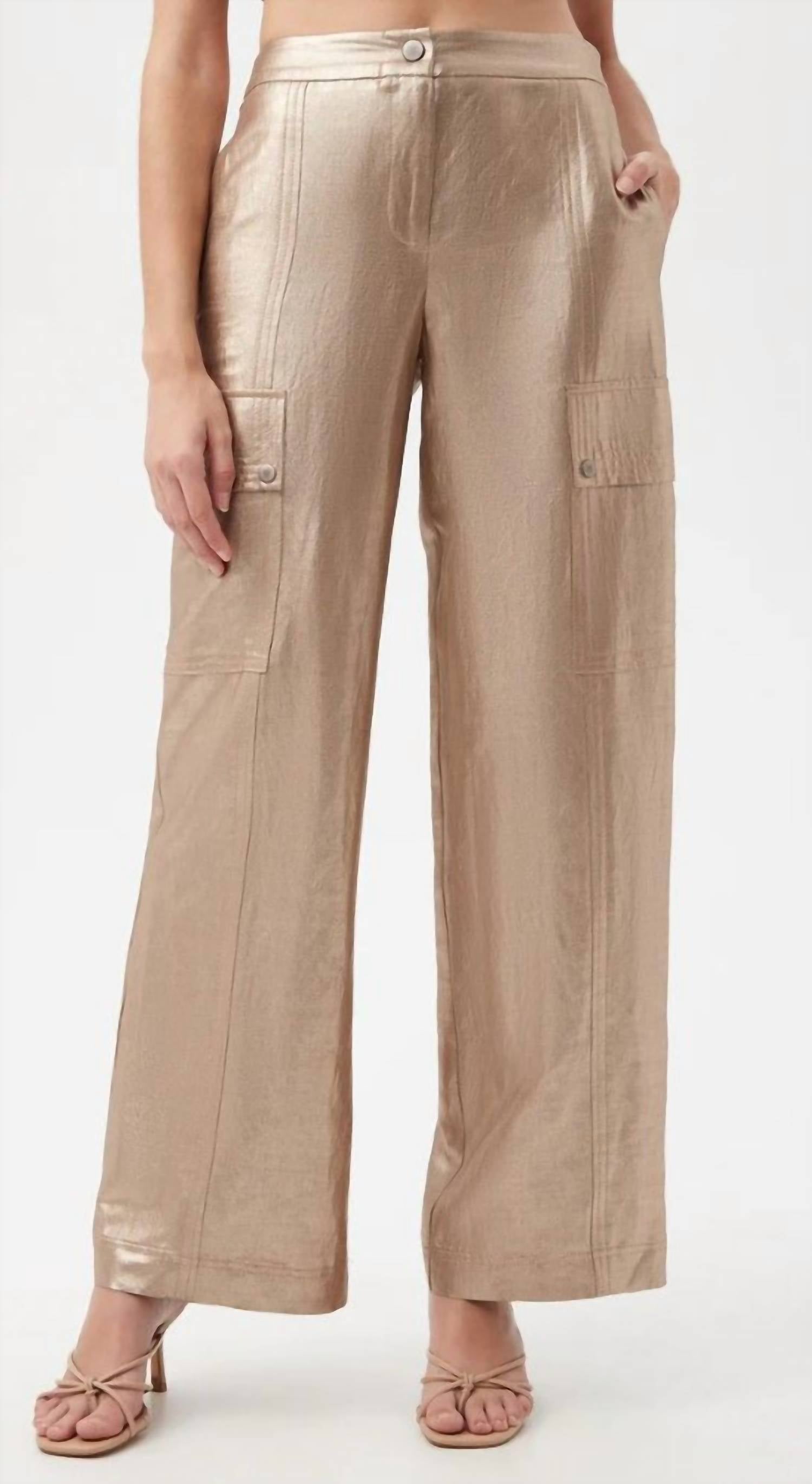 Брюки Fatima в золоте Trina Turk, золотой
Брюки Fatima в золоте Trina Turk, золотой